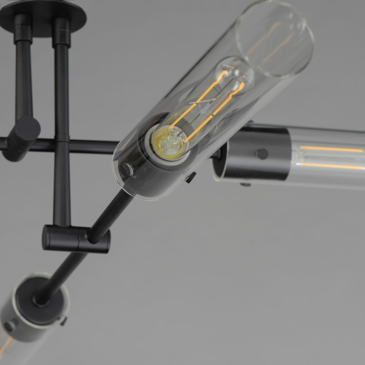Equilibrium 36 in. 4 Lights LED Pendant Light Black Finish - Bees Lighting