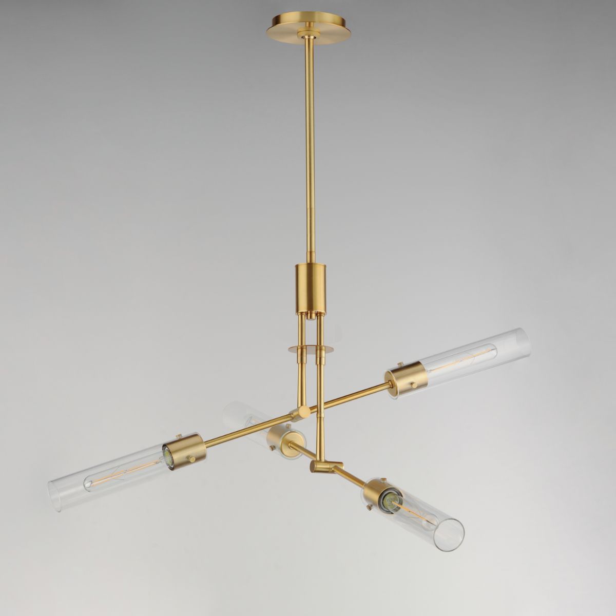 Equilibrium 36 in. 4 Lights LED Pendant Light Gold Finish - Bees Lighting