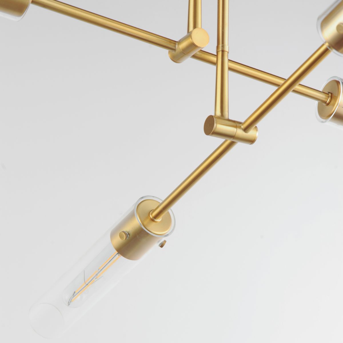 Equilibrium 36 in. 4 Lights LED Pendant Light Gold Finish - Bees Lighting