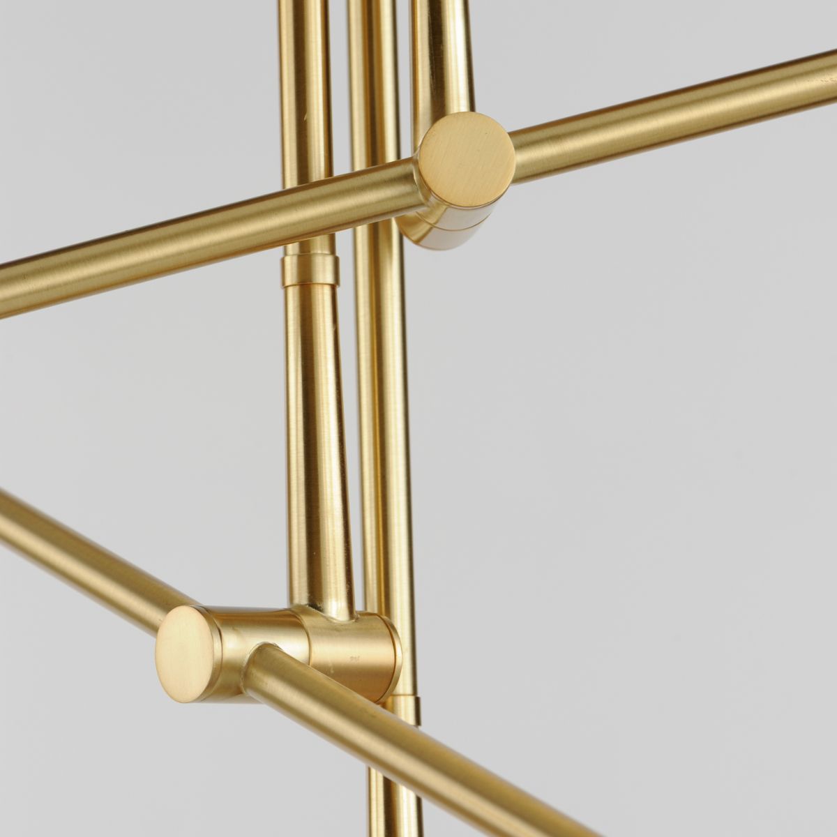 Equilibrium 60 in. 6 Lights LED Pendant Light Gold Finish - Bees Lighting