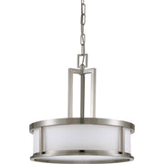 Odeon 17" 4-Light Pendant, Brushed Nickel Finish - Bees Lighting
