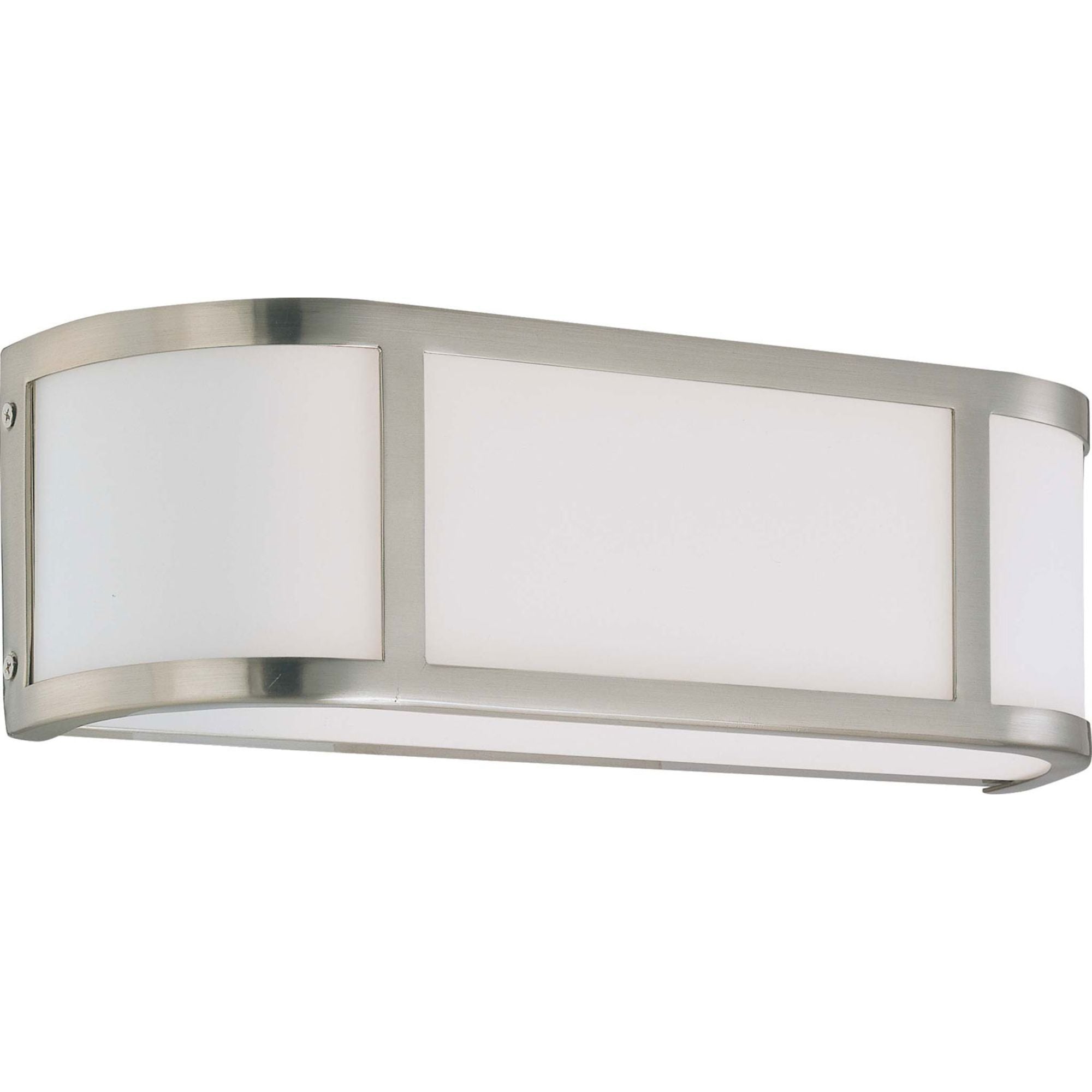 Odeon 16" 2-Light Wall Sconce, Brushed Nickel Finish - Bees Lighting
