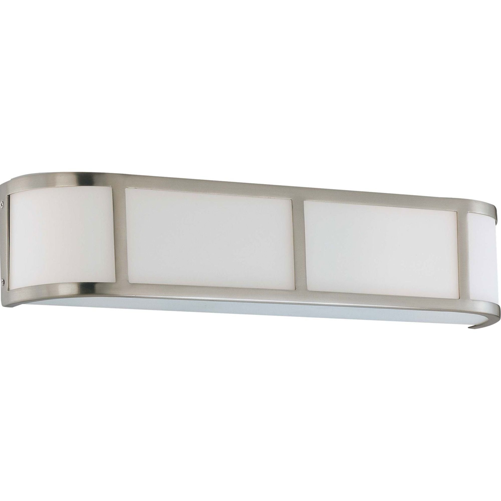 Odeon 24" 3-Light Wall Sconce, Brushed Nickel Finish - Bees Lighting