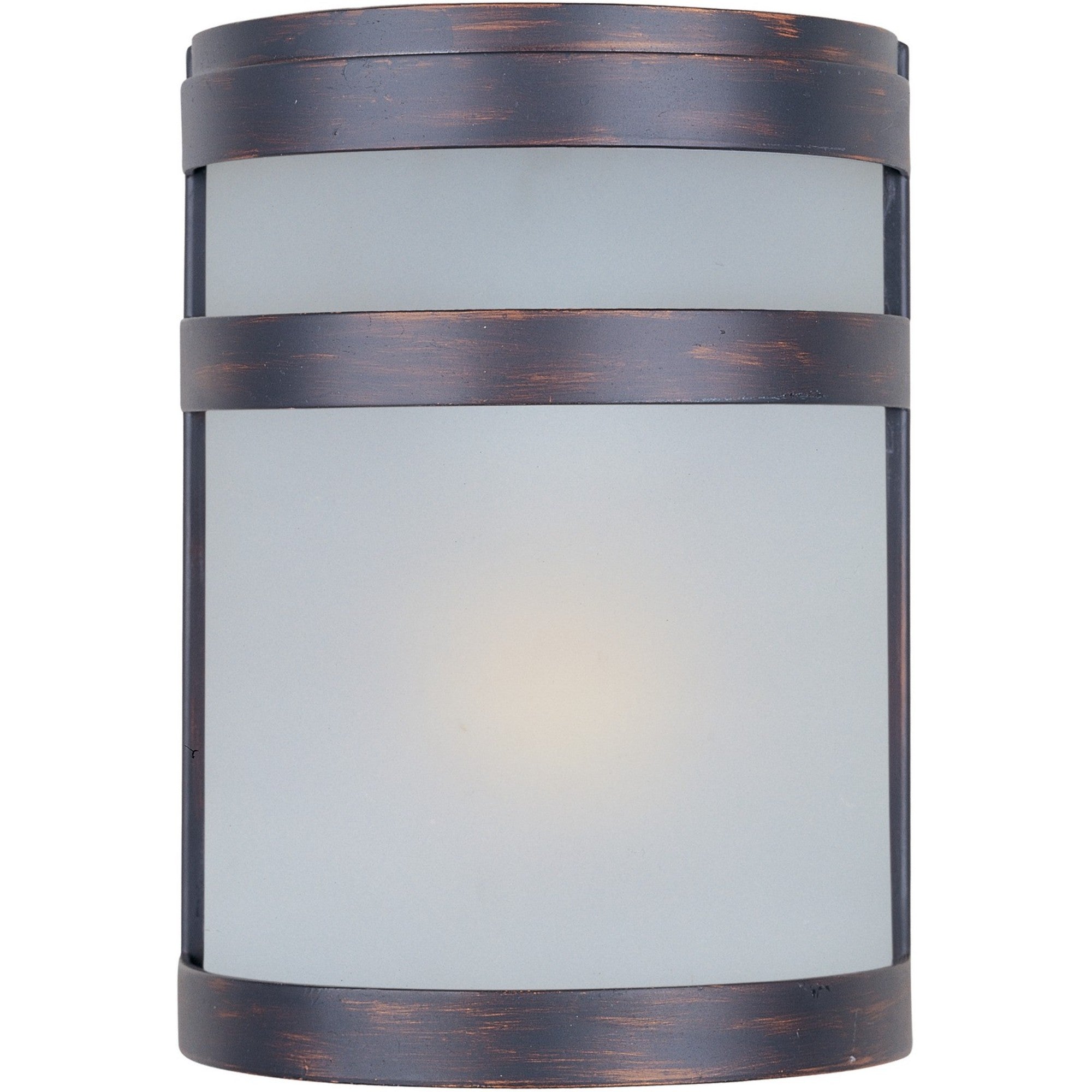 Arc 9" Outdoor Wall Lantern, Oil Rubbed Bronze Finish - Bees Lighting