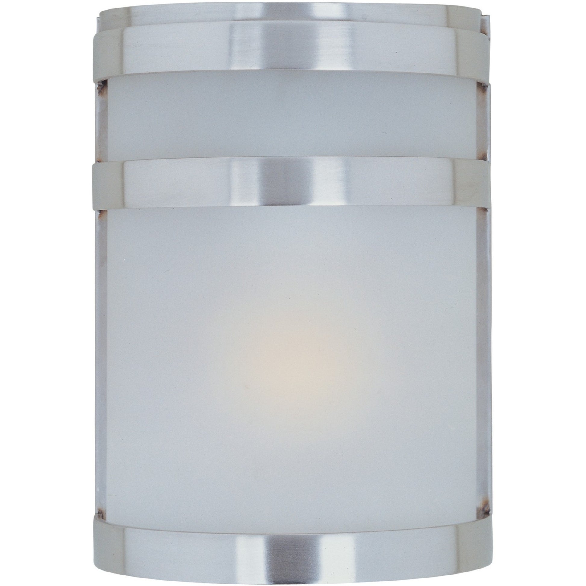 Arc 9" Outdoor Wall Lantern, Stainless Steel Finish - Bees Lighting