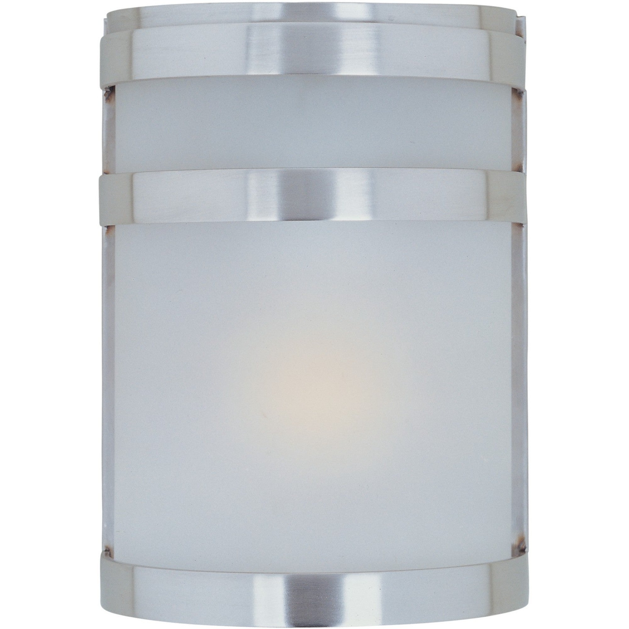 Arc 9" Outdoor Wall Lantern, Stainless Steel Finish - Bees Lighting