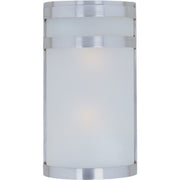 Arc 12" 2-Light Outdoor Wall Lantern, Stainless Steel Finish - Bees Lighting