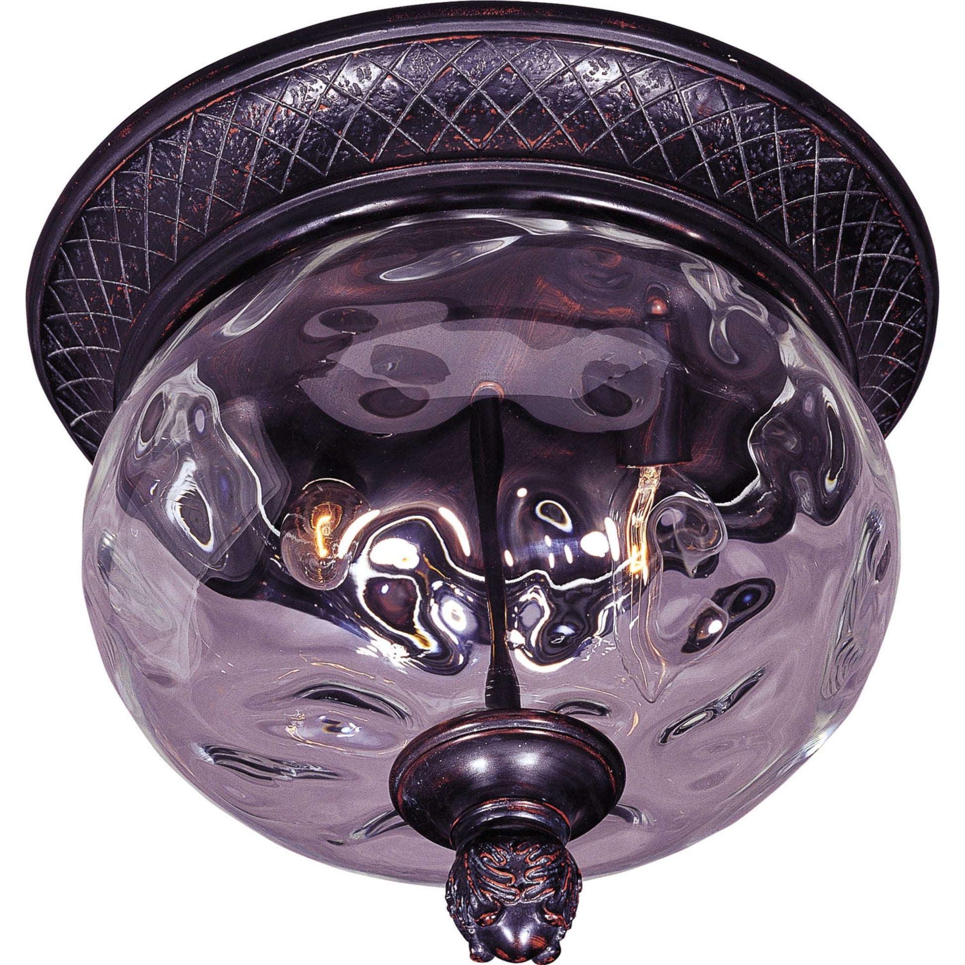 Carriage House VX 12" Outdoor Ceiling Mount, Oriental Bronze Finish - Bees Lighting