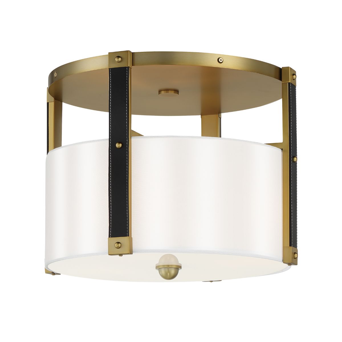 Chelsea 20 In. 4 Lights Semi flush Mount Light Brass Finish - Bees Lighting