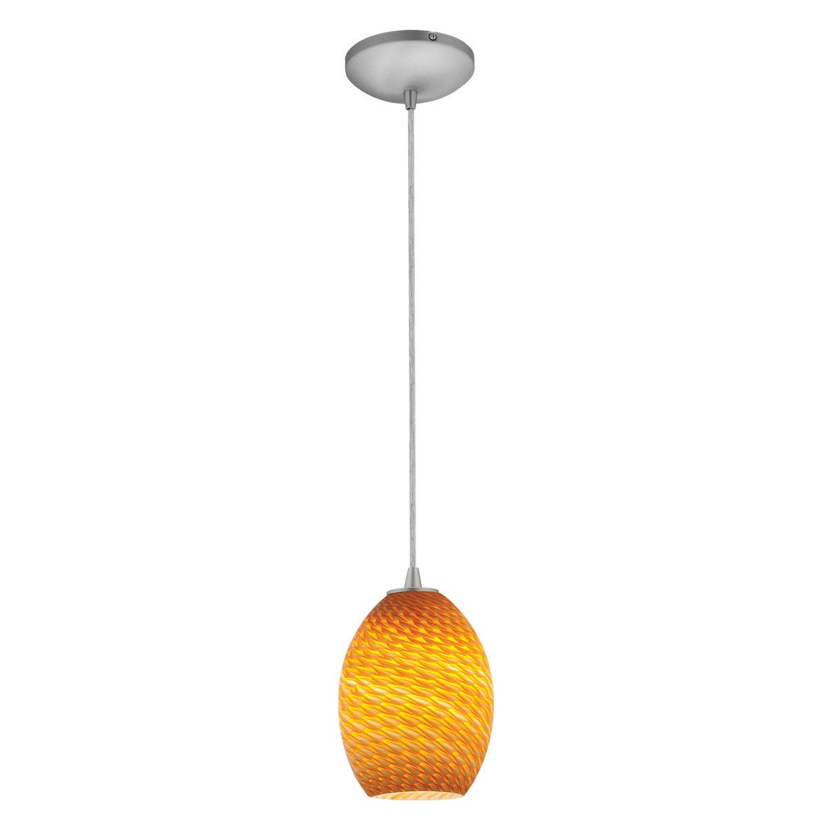 Brandy FireBird 6 in. Metal LED Pendant Light - Bees Lighting