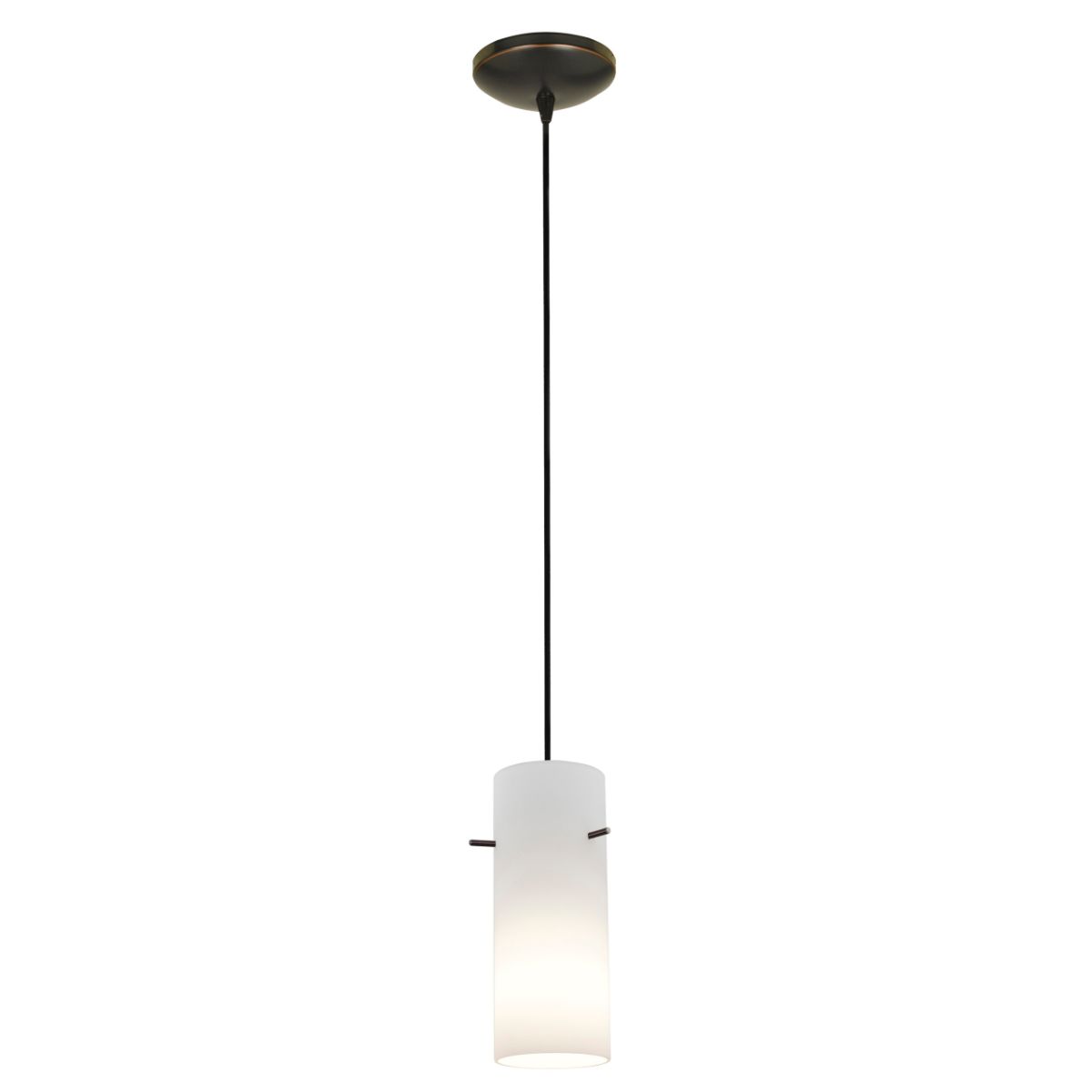 Cylinder 4 in. Pendant Light, Opal Glass