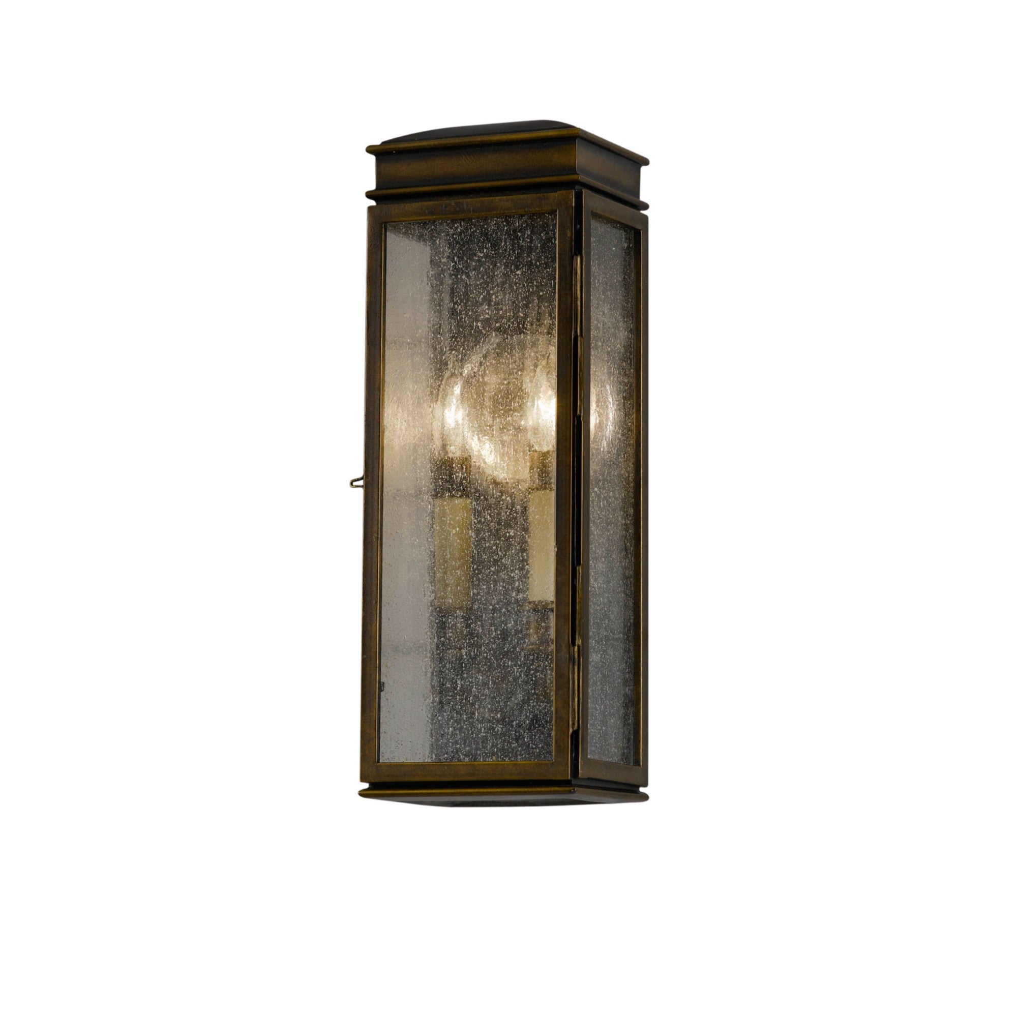 Whitaker 17" 2-Light Small Lantern, Astral Bronze Finish - Bees Lighting