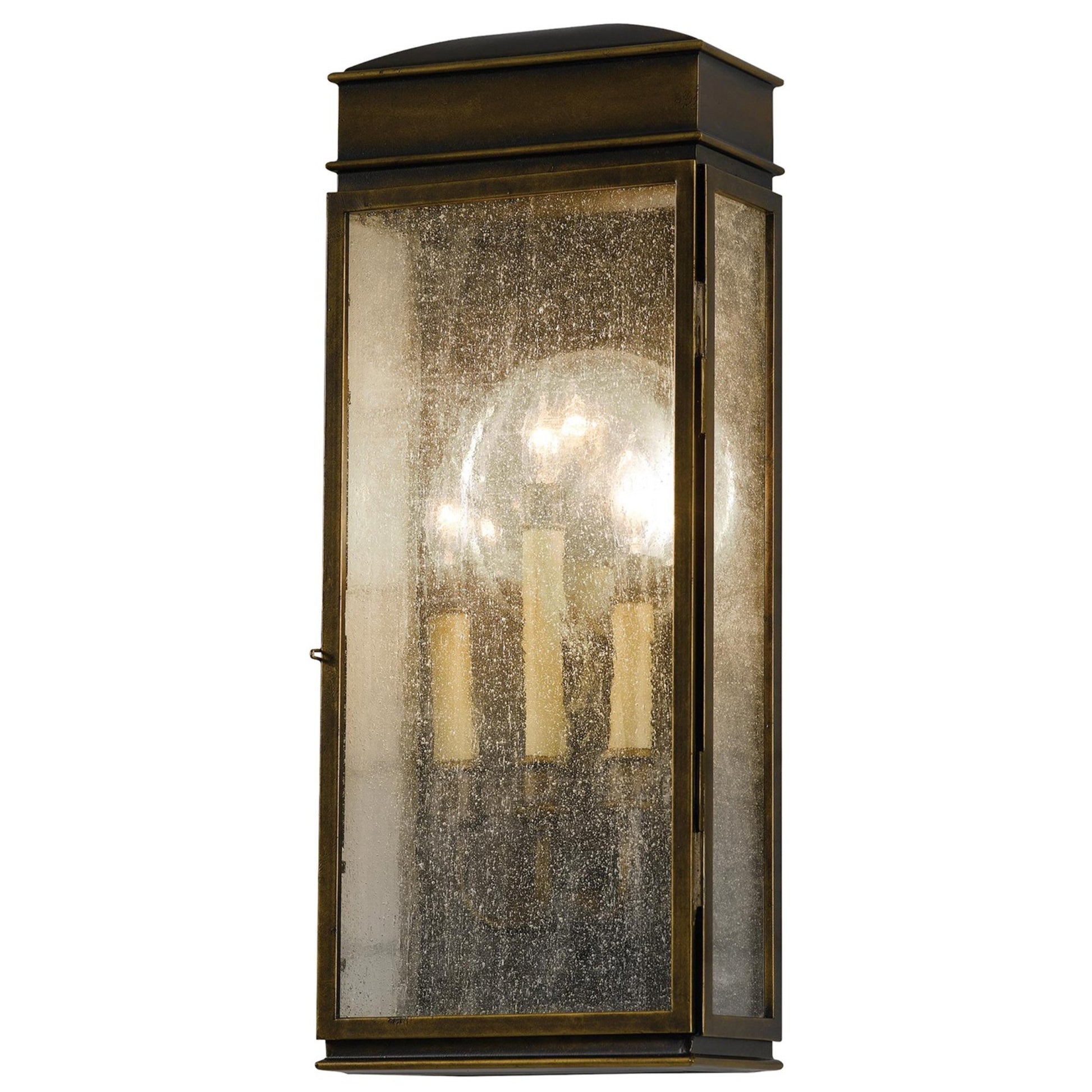 Whitaker 23" 3-Light Large Lantern, Astral Bronze Finish - Bees Lighting