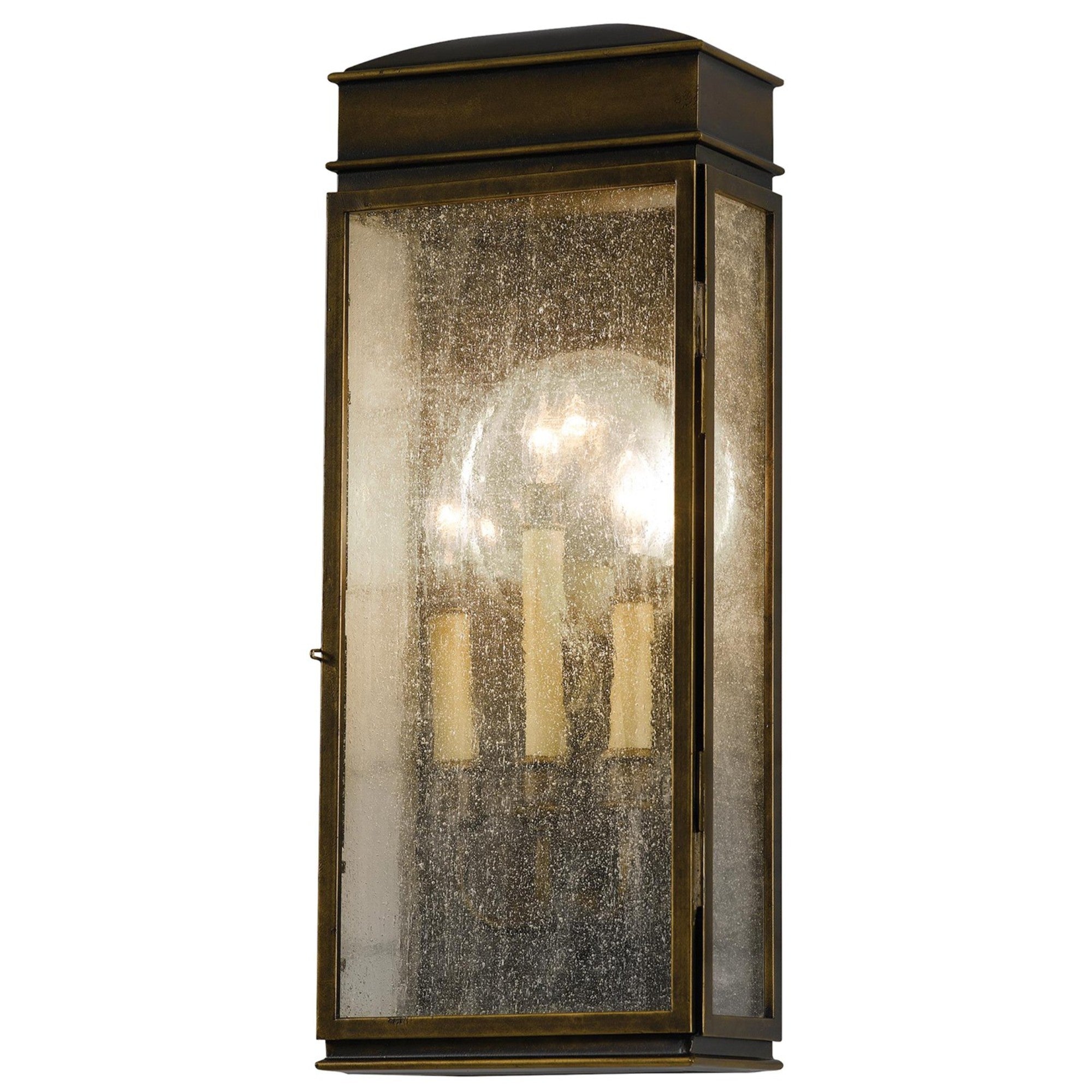 Whitaker 23" 3-Light Large Lantern, Astral Bronze Finish - Bees Lighting