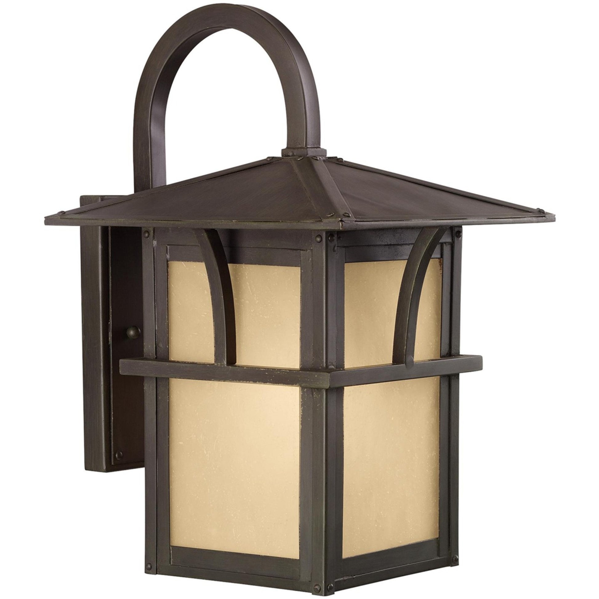 Medford Lakes 14" Medium Outdoor Wall Lantern, Statuary Bronze Finish - Bees Lighting