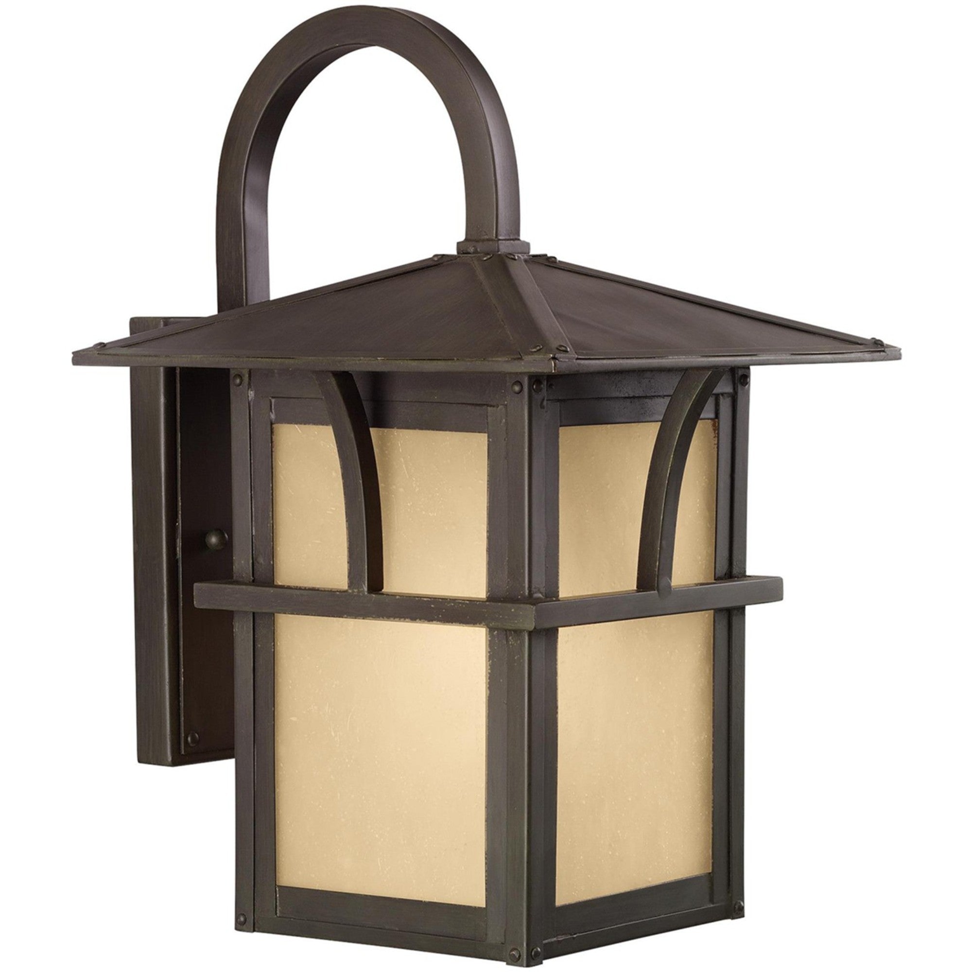 Medford Lakes 14" Medium Outdoor Wall Lantern, Statuary Bronze Finish - Bees Lighting