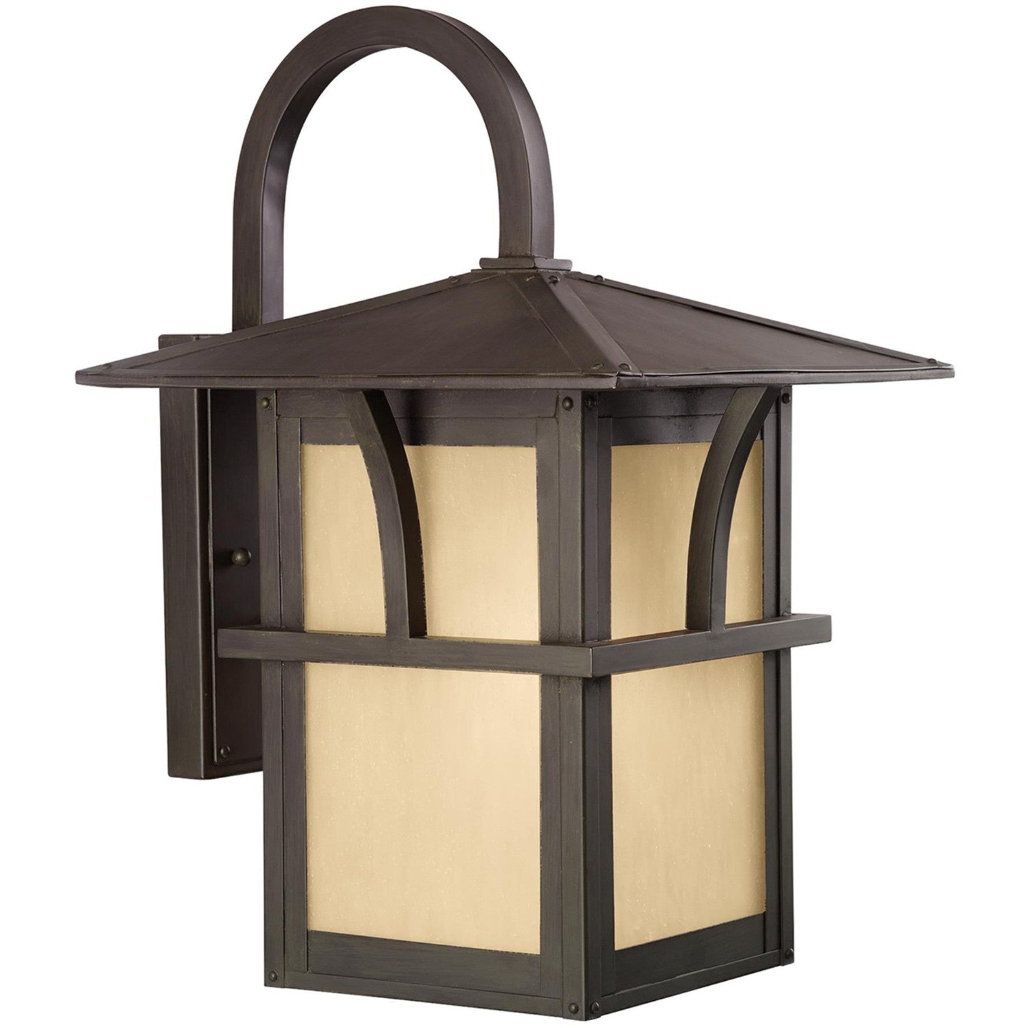 Medford Lakes 17" Large Outdoor Wall Lantern, Statuary Bronze Finish - Bees Lighting