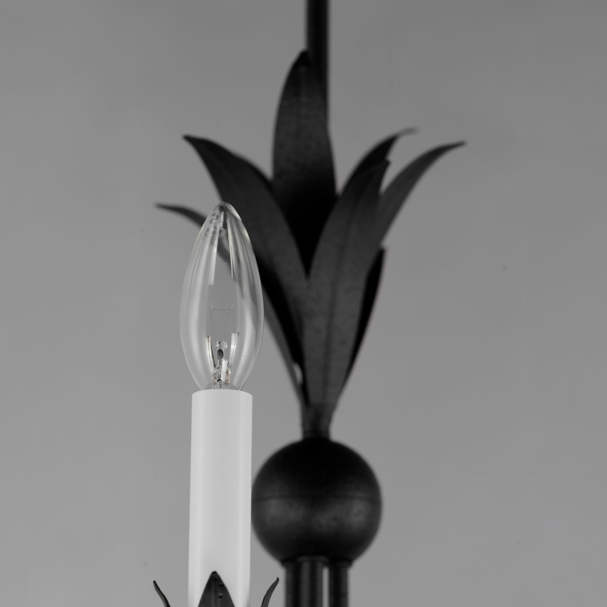 Paloma 16 in. 3 Lights Chandelier Black Finish - Bees Lighting
