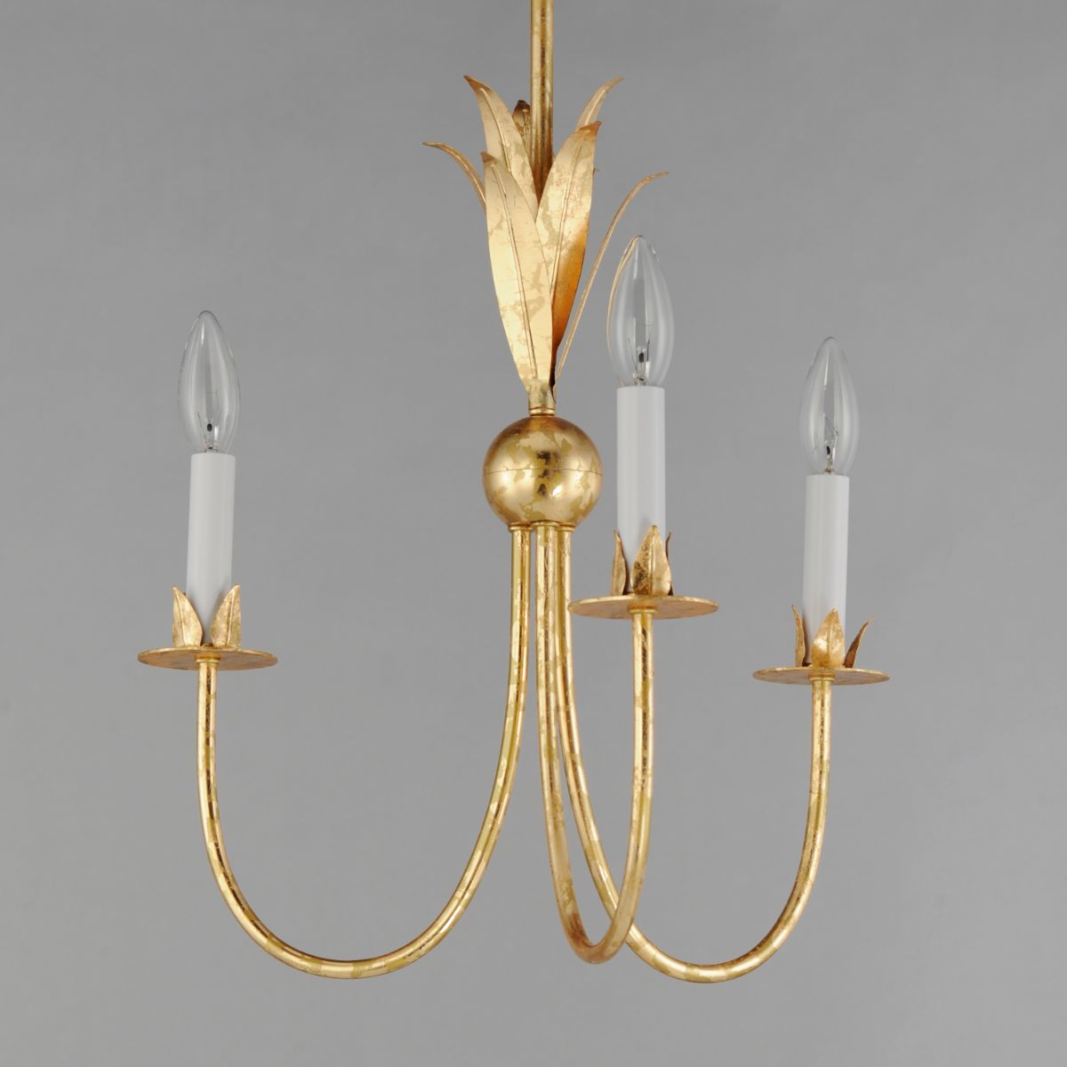 Paloma 16 in. 3 Lights Chandelier Gold finish - Bees Lighting