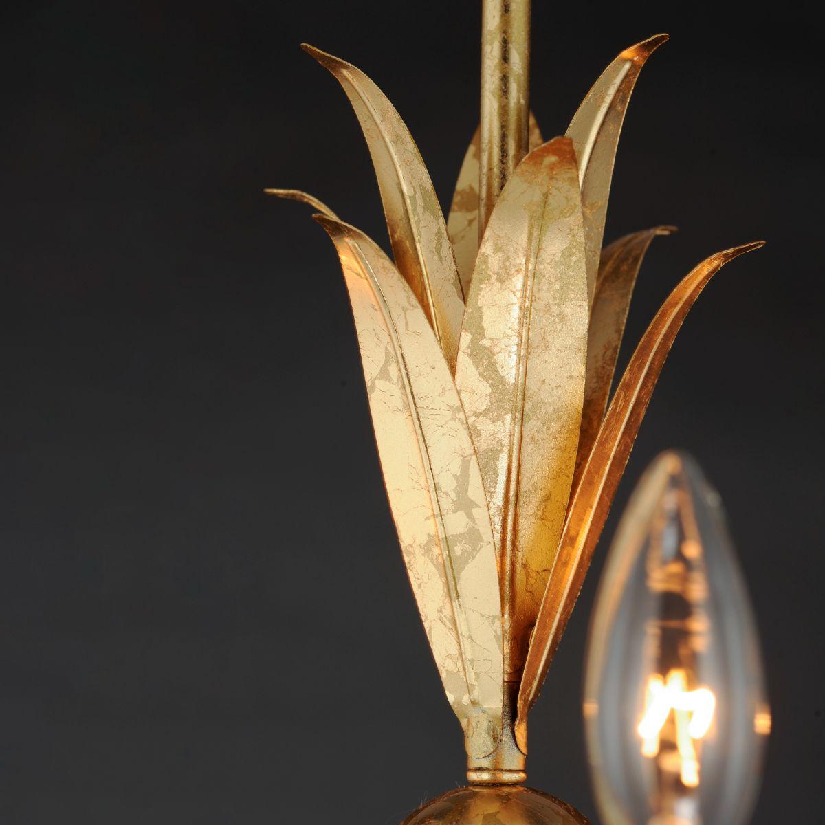 Paloma 16 in. 3 Lights Chandelier Gold finish - Bees Lighting