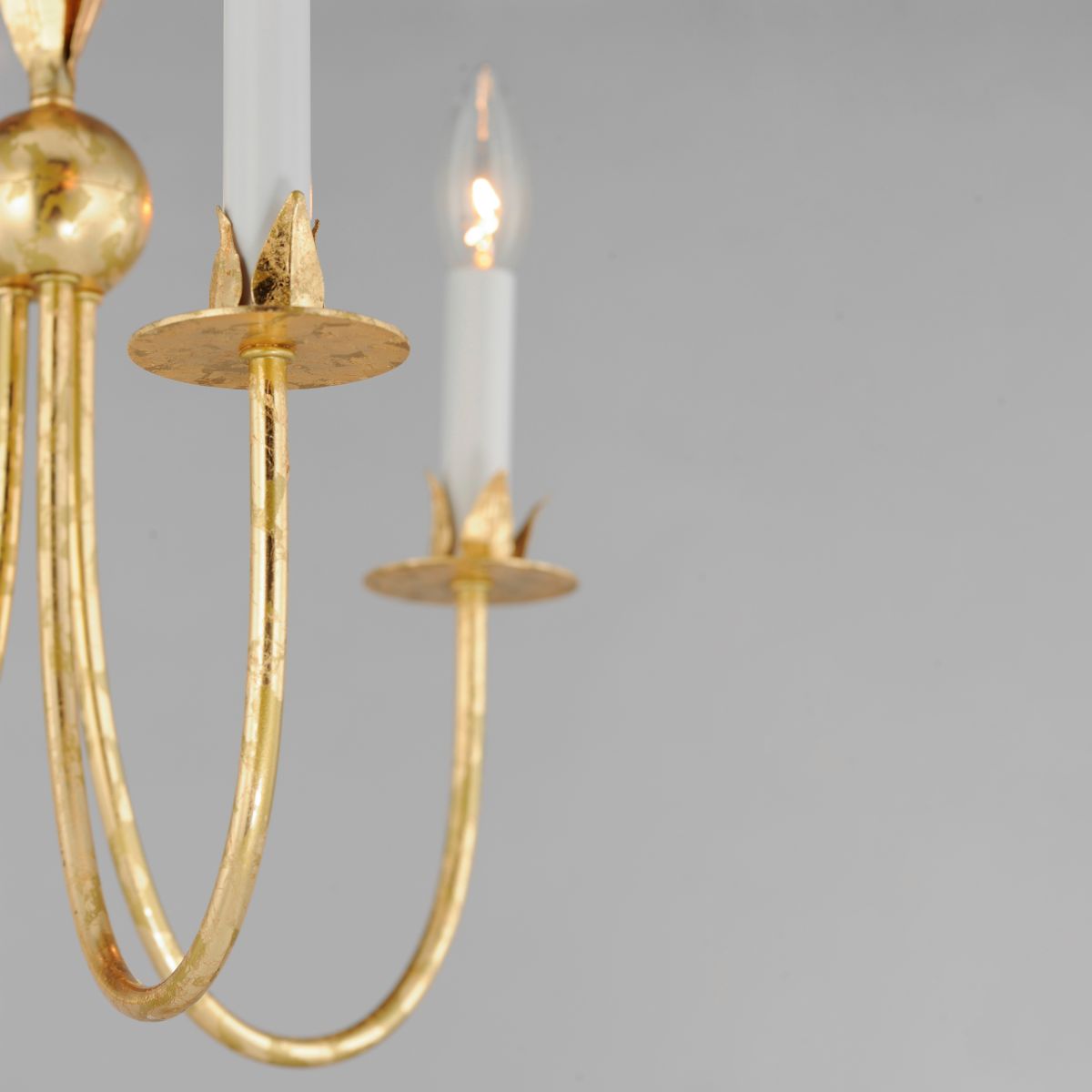 Paloma 16 in. 3 Lights Chandelier Gold finish - Bees Lighting