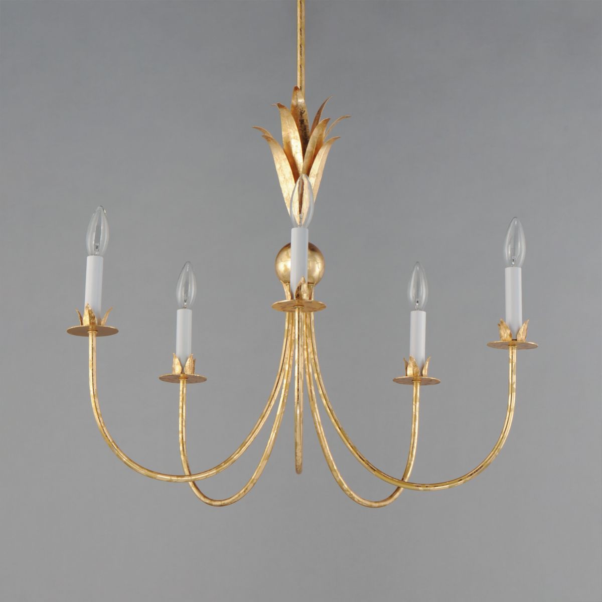 Paloma 26 in. 5 Lights Chandelier Gold finish - Bees Lighting