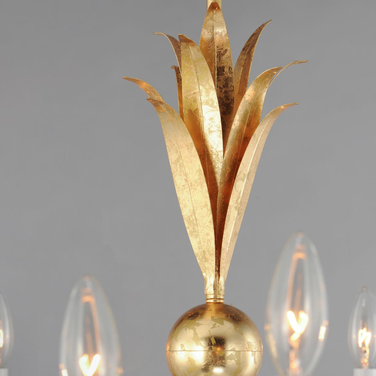 Paloma 26 in. 5 Lights Chandelier Gold finish - Bees Lighting