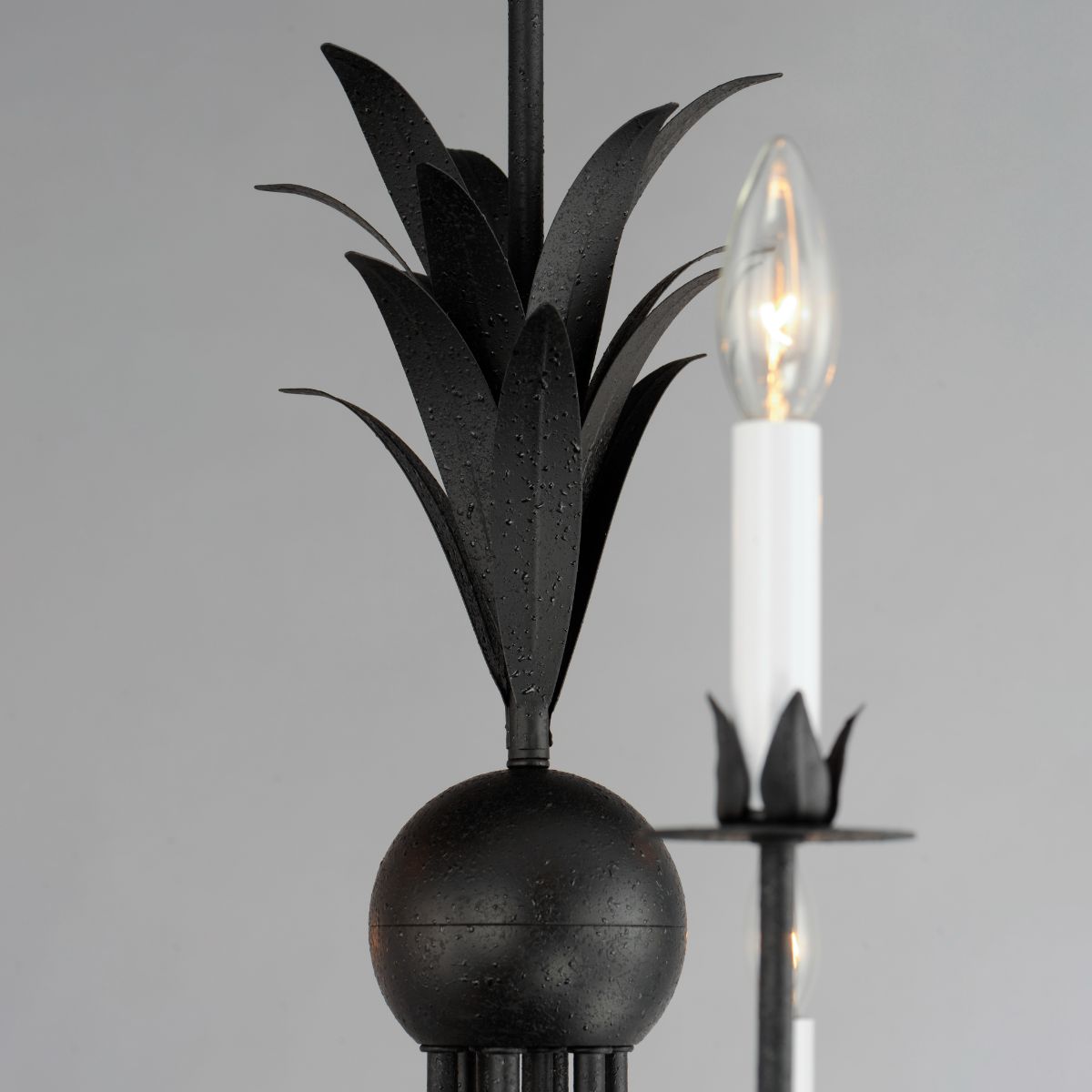 Paloma 36 in. 9 Lights Chandelier Black Finish - Bees Lighting