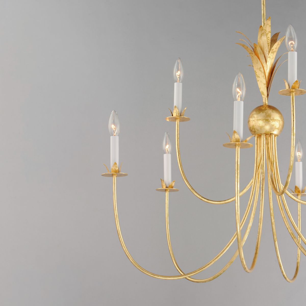 Paloma 36 in. 9 Lights Chandelier Gold Finish - Bees Lighting