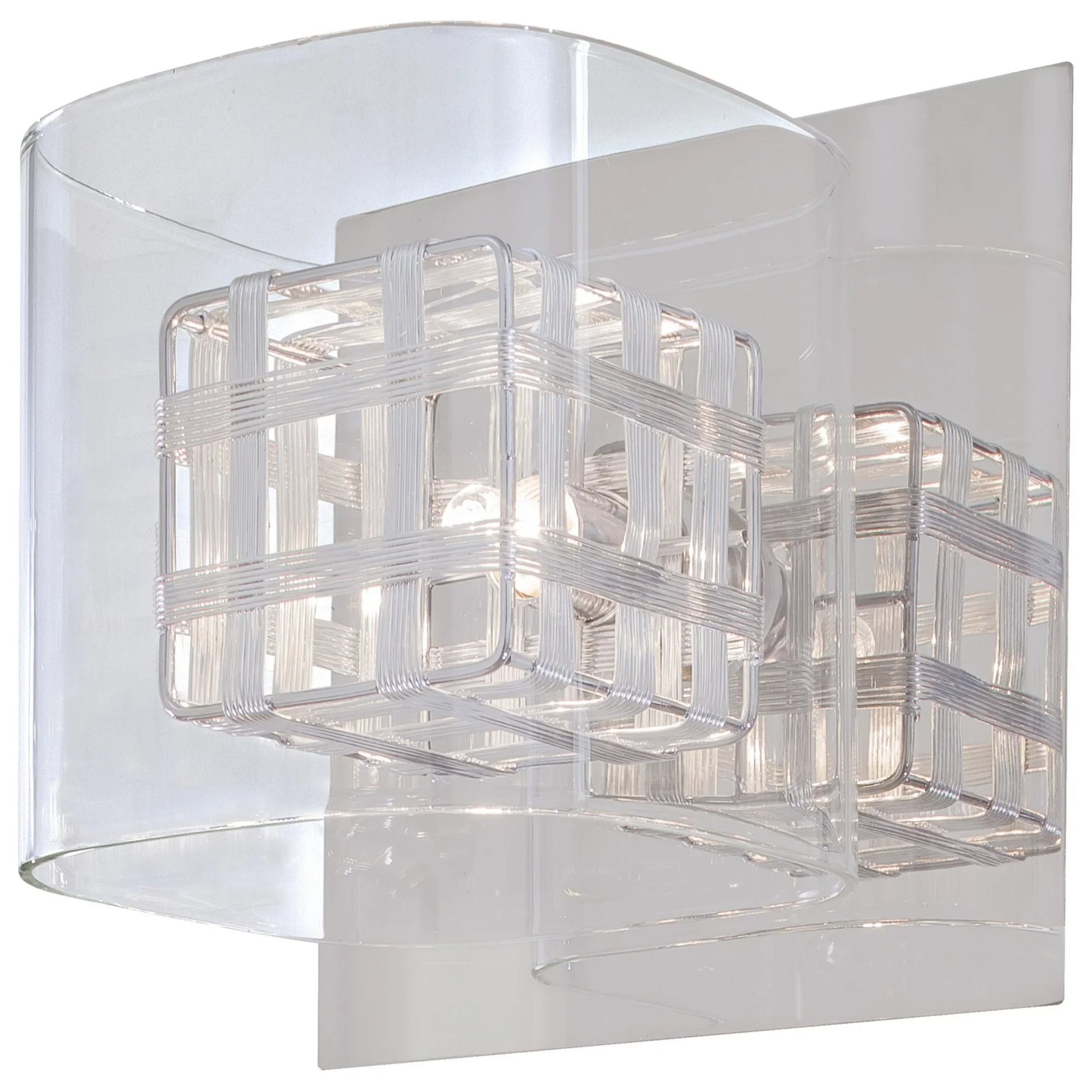 Jewel Box 6" Bathroom Vanity Light, Chrome Finish - Bees Lighting