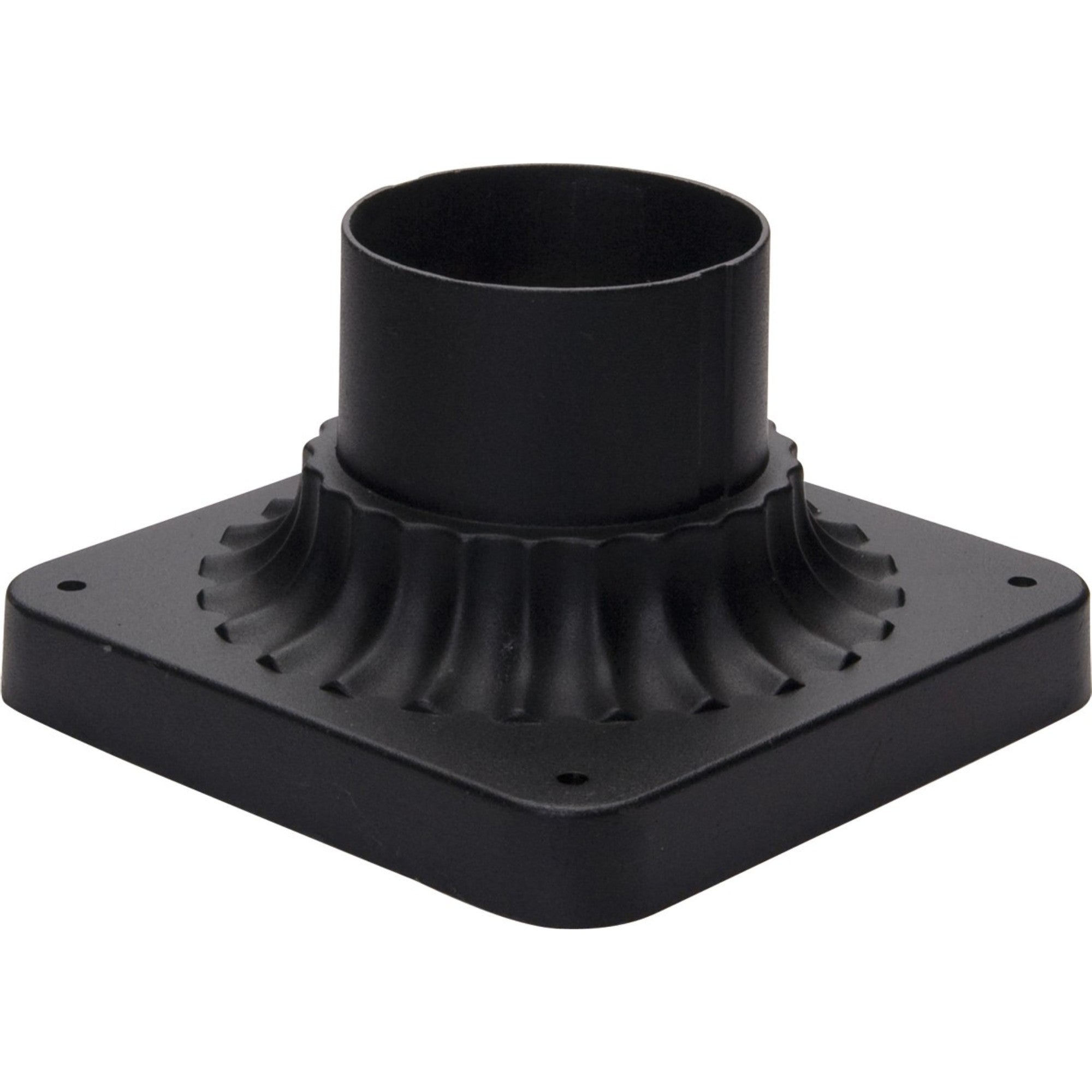 Outdoor Essentials 3.5" Aluminum Pier Mount Base Black Finish
