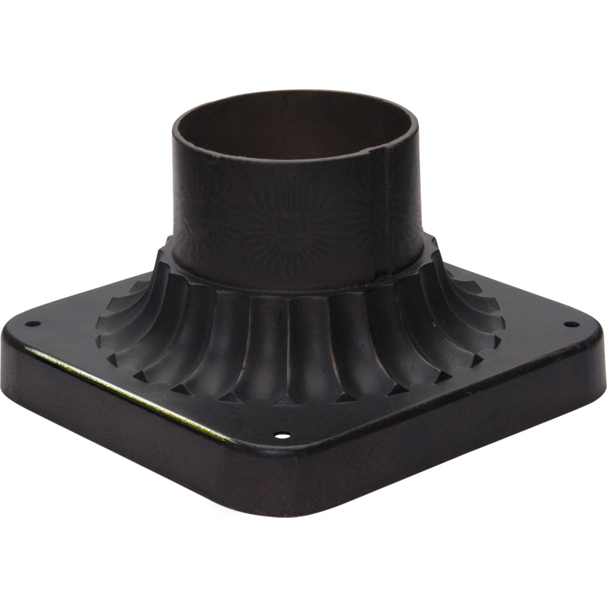 Outdoor Essentials 3.5" Aluminum Pier Mount Base Bronze Finish