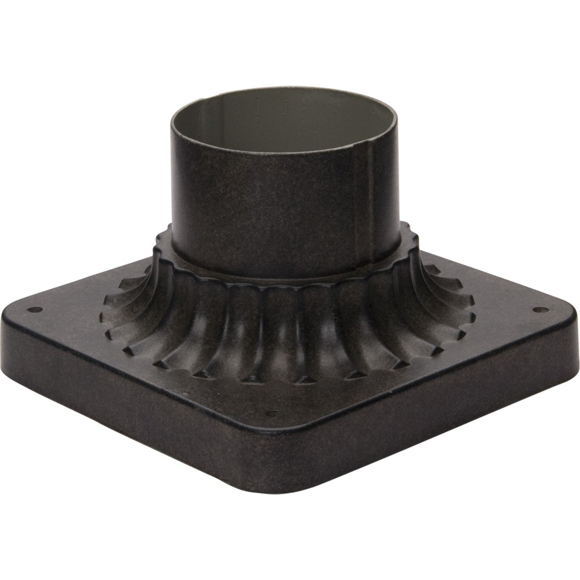 Outdoor Essentials 3.5" Aluminum Pier Mount Base Brown Finish