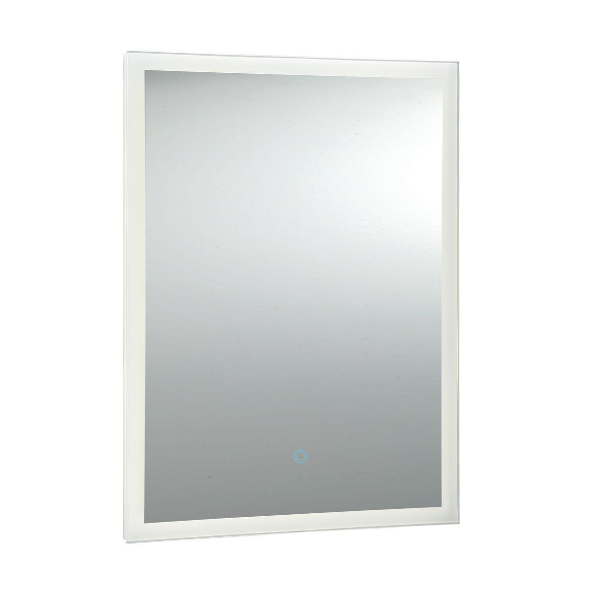 Benji 24 In x 32 In. White LED Wall Mirror