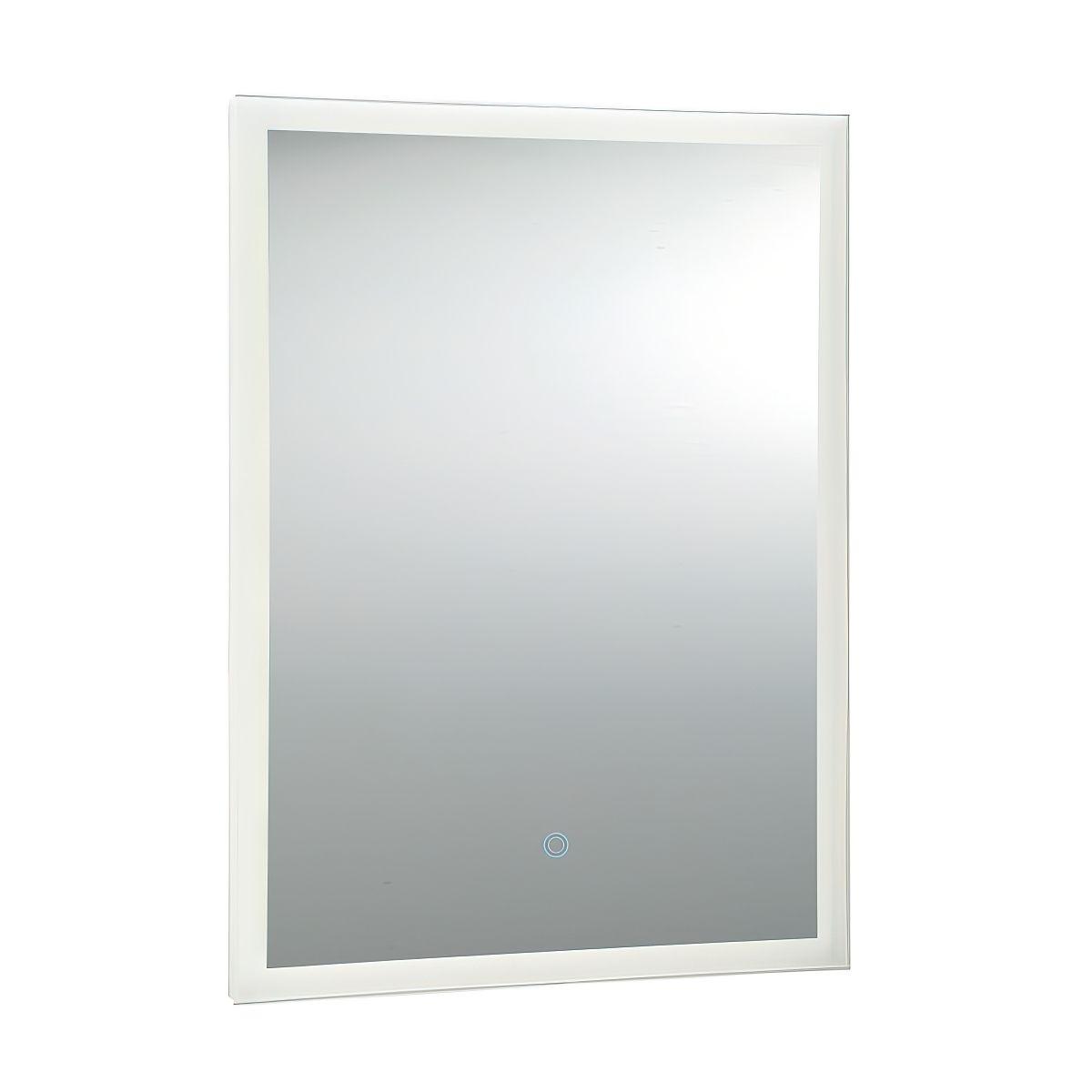 Benji 24 In x 32 In. White LED Wall Mirror