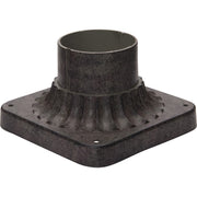 Outdoor Essentials 3.5" Aluminum Pier Mount Base Earth Tone Finish