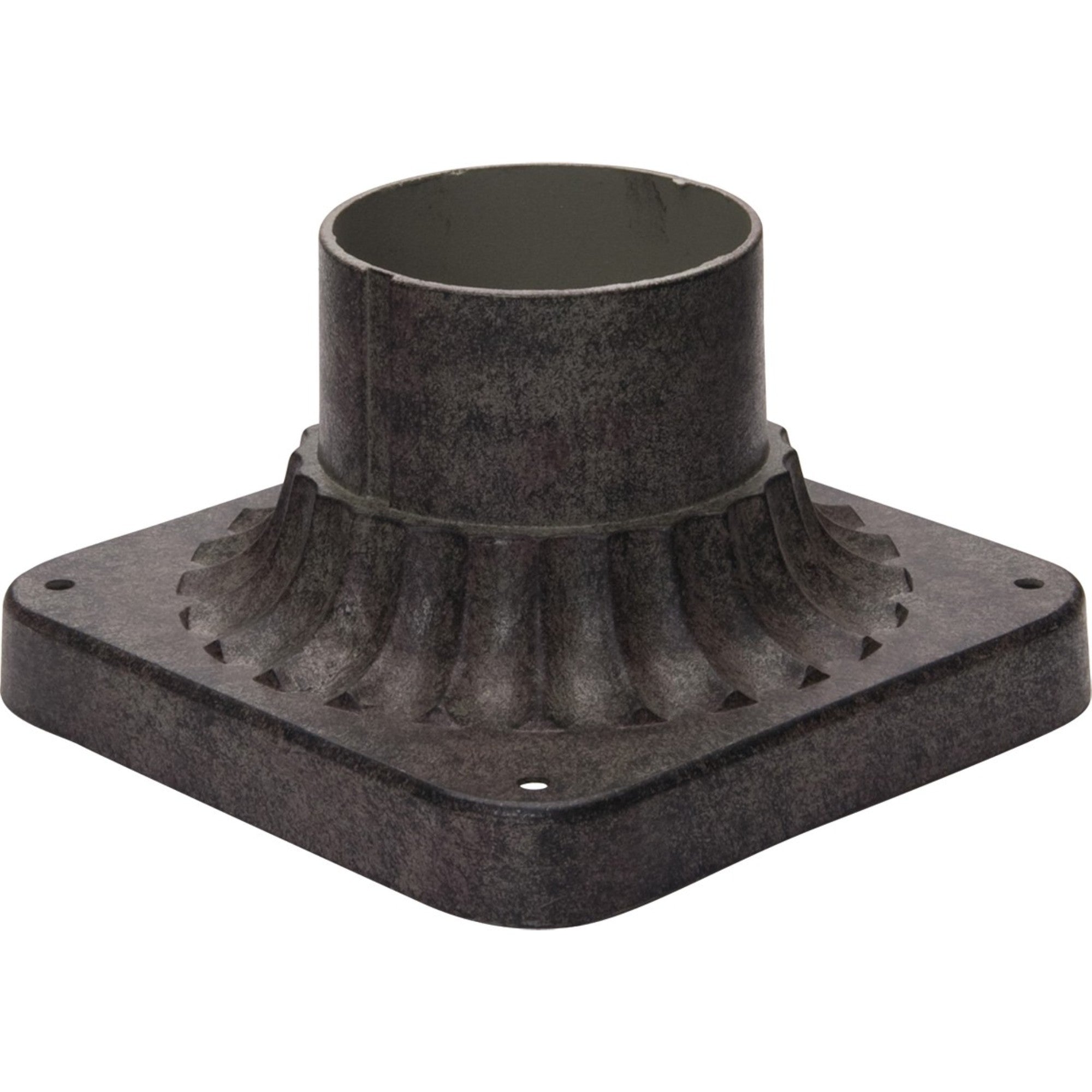 Outdoor Essentials 3.5" Aluminum Pier Mount Base Earth Tone Finish