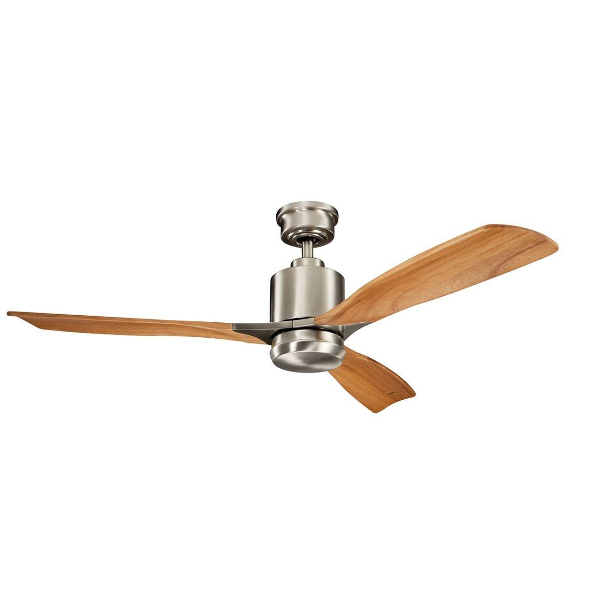 Ridley Ii 52 Inch Propeller Ceiling Fan With Light, Wall Control Included - Bees Lighting