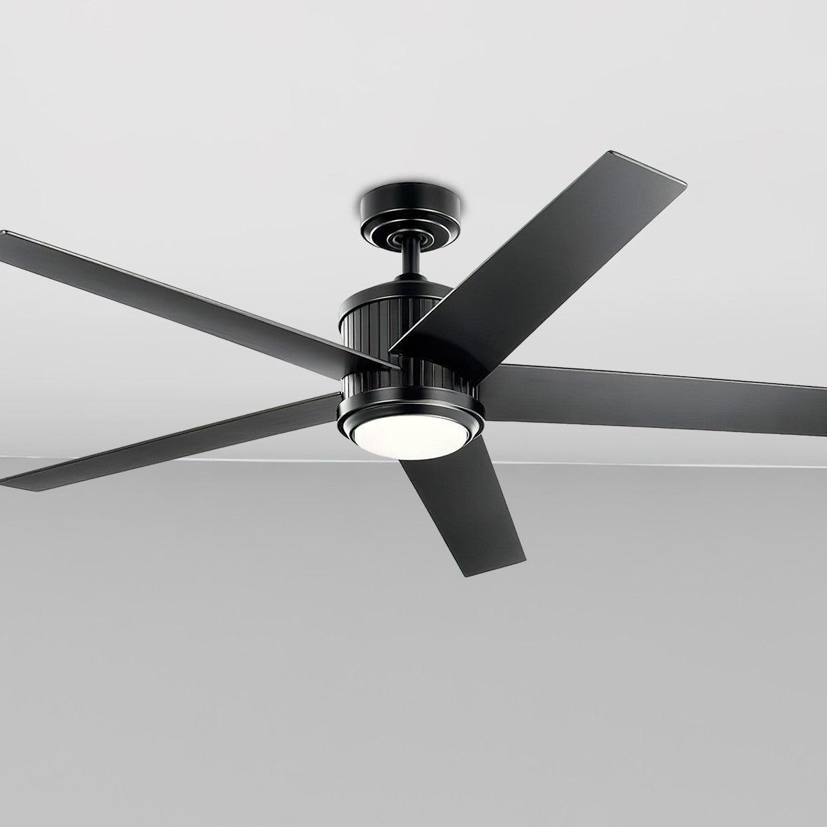 Brahm 56 Inch Modern Propeller Ceiling Fan With Light And Remote - Bees Lighting