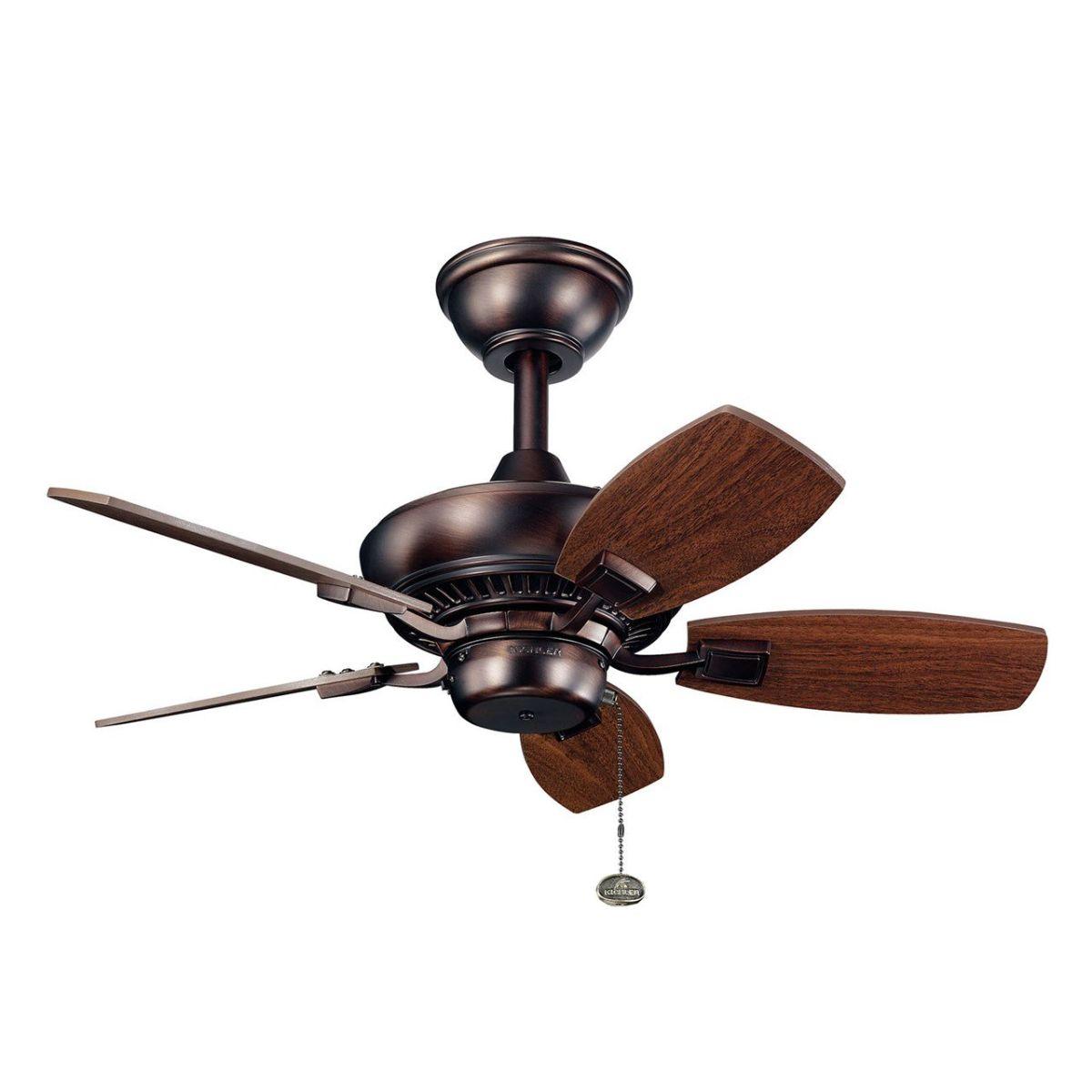 Canfield 30 Inch Outdoor Ceiling Fan With Pull Chain