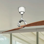 Link 54 Inch Polished Nickel 2-Blade Ceiling Fan with Remote - Bees Lighting