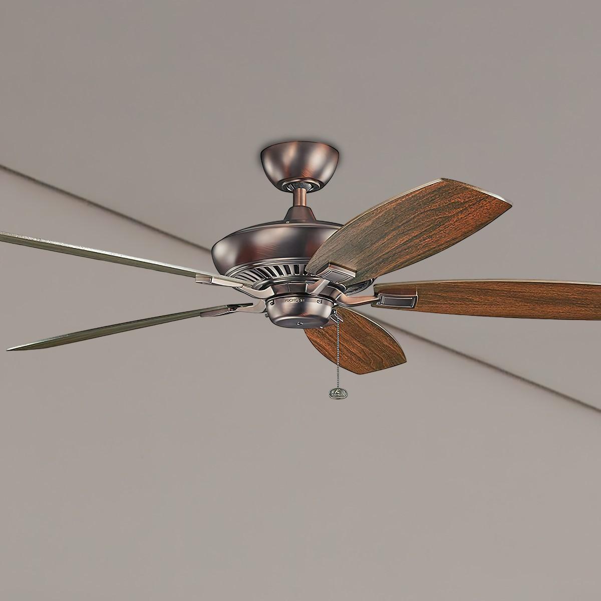 Canfield 60 Inch Ceiling Fan With Pull Chain - Bees Lighting