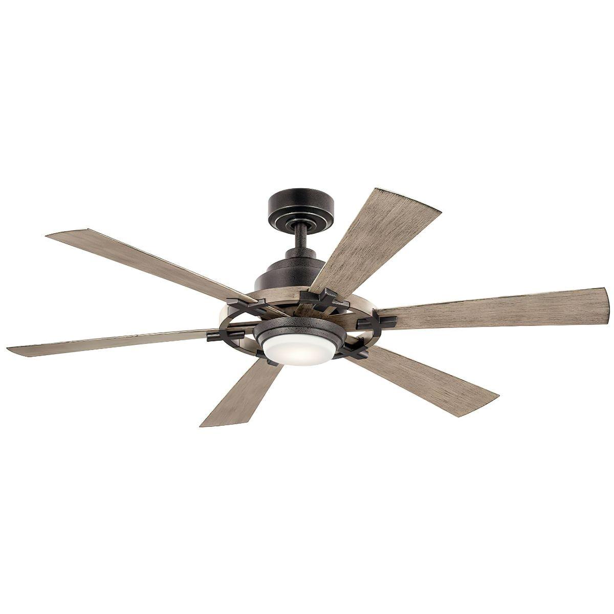 Iras 52 Inch Farmhouse Indoor/Outdoor Ceiling Fan With Light And Remote - Bees Lighting