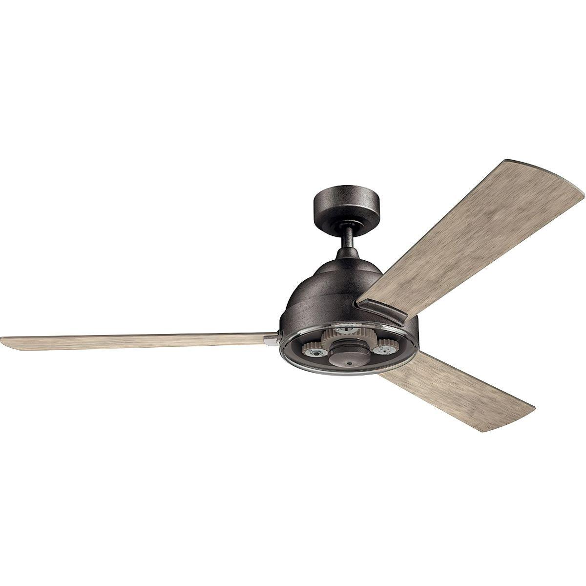 Pinion 60 Inch Propeller Ceiling Fan With Wall Control - Bees Lighting