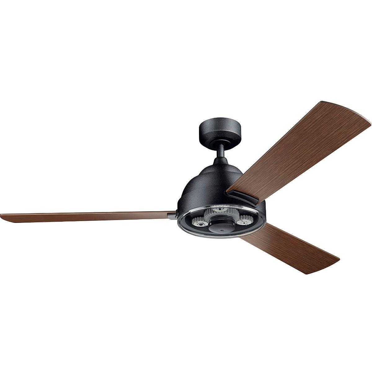 Pinion 60 Inch Propeller Ceiling Fan With Wall Control