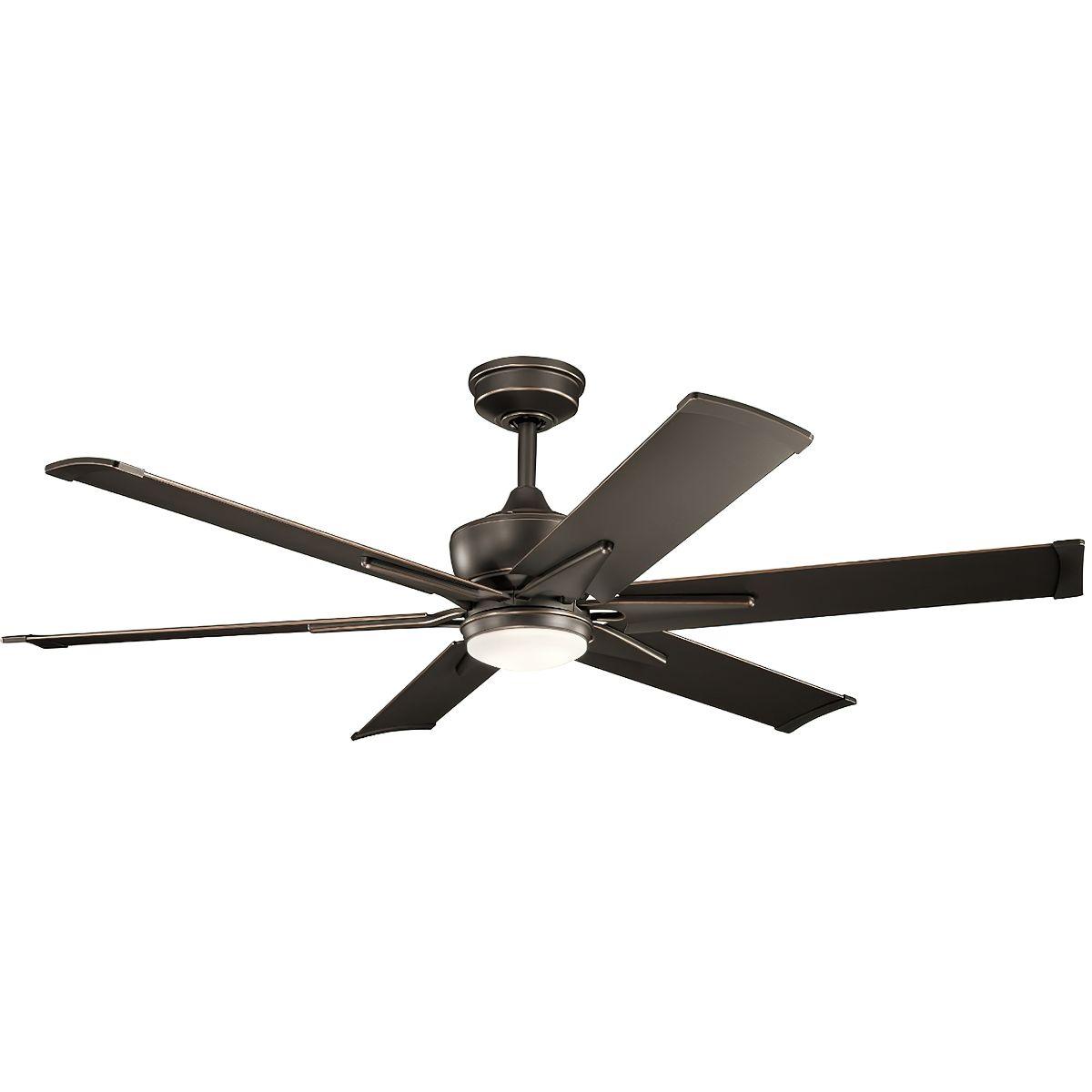 Szeplo Patio 60 Inch Olde Bronze LED Wet Rated Ceiling Fan with Wall Control - Bees Lighting