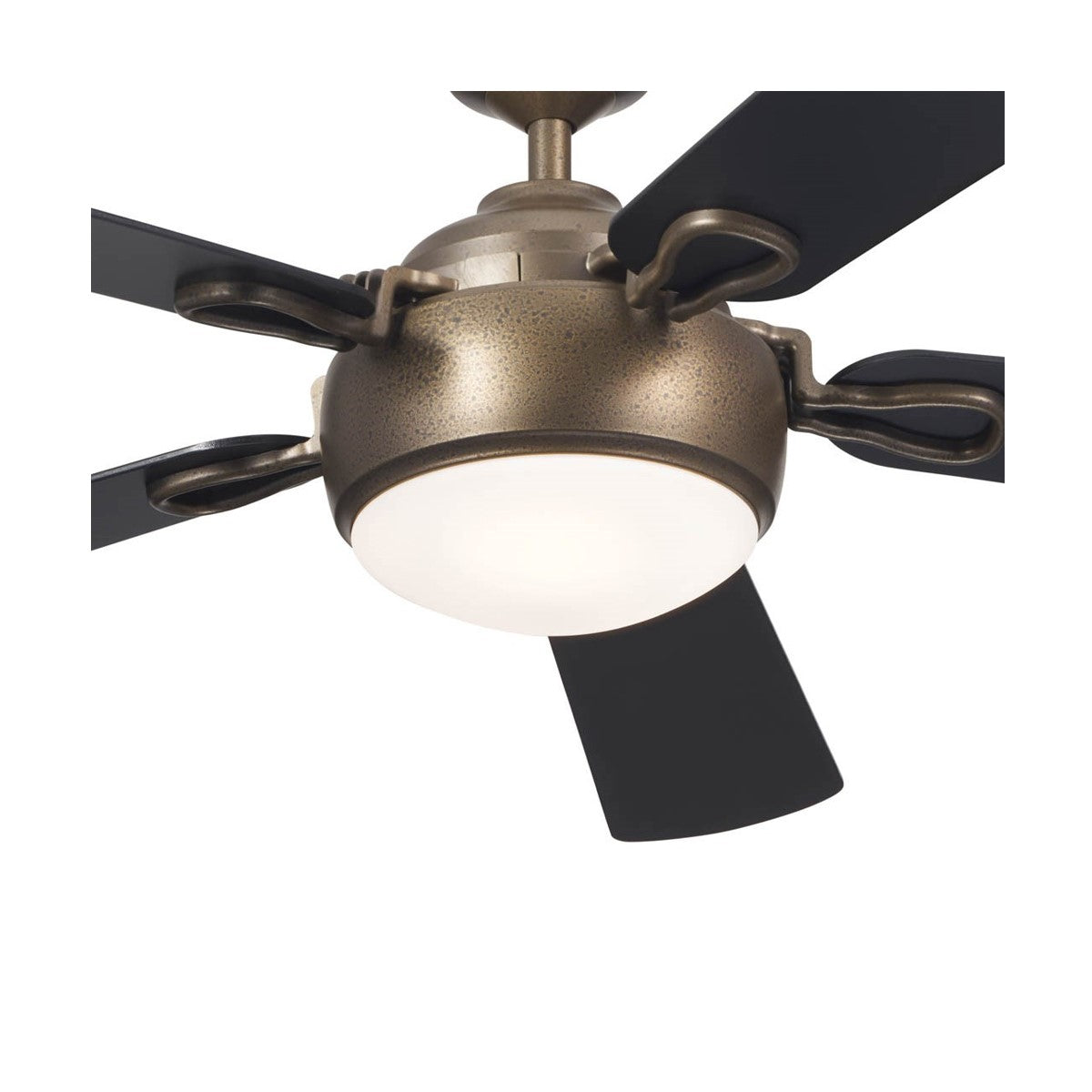 Humble 60 Inch Bronze and Black LED Ceiling Fan with Wall Control - Bees Lighting