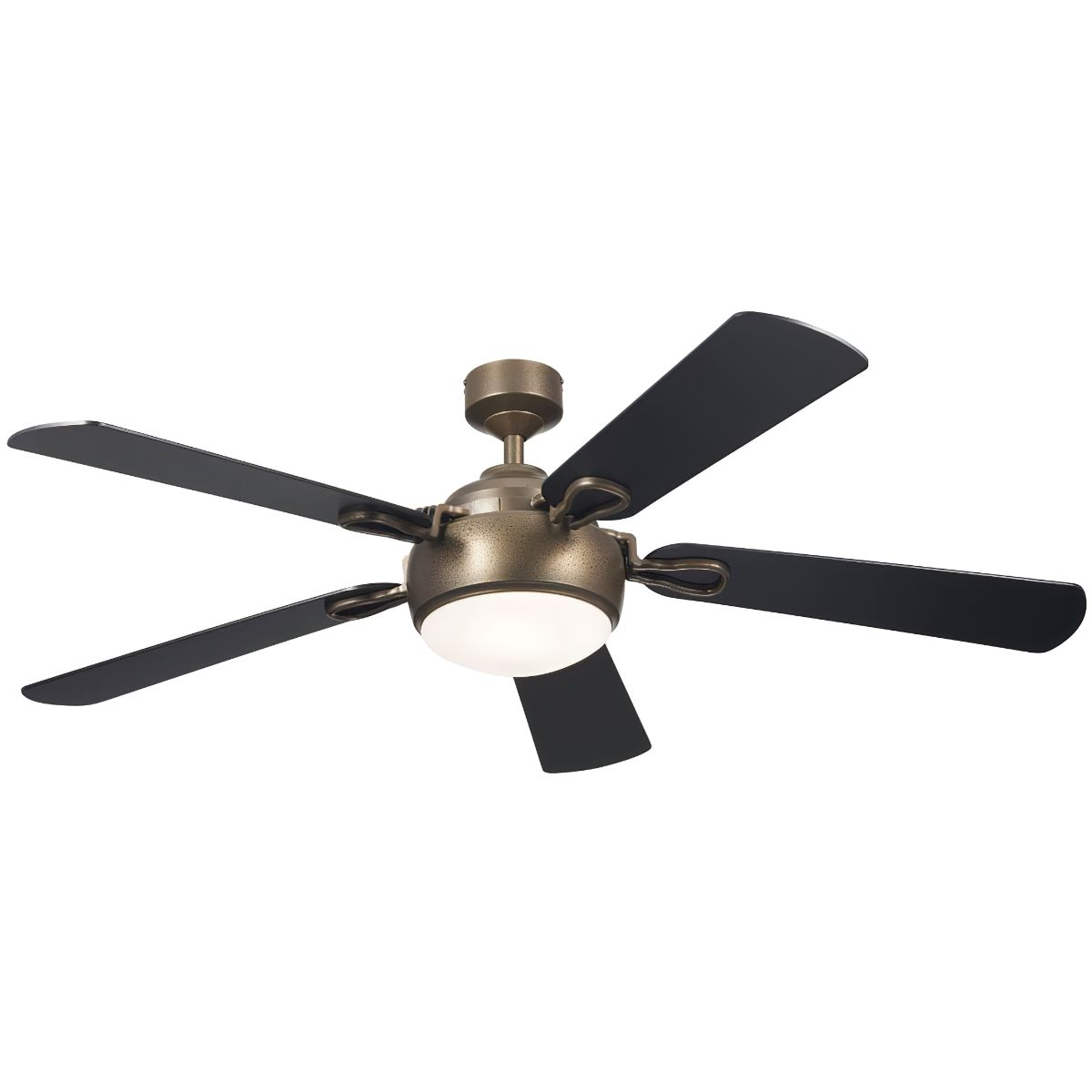 Humble 60 Inch Bronze and Black LED Ceiling Fan with Wall Control - Bees Lighting