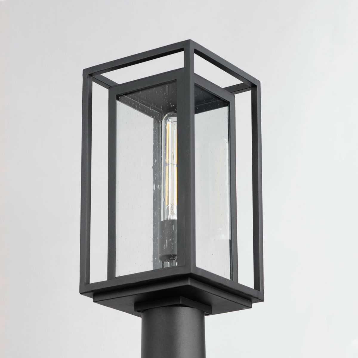 Cabana 17 in. Lantern Head Black Finish - Bees Lighting