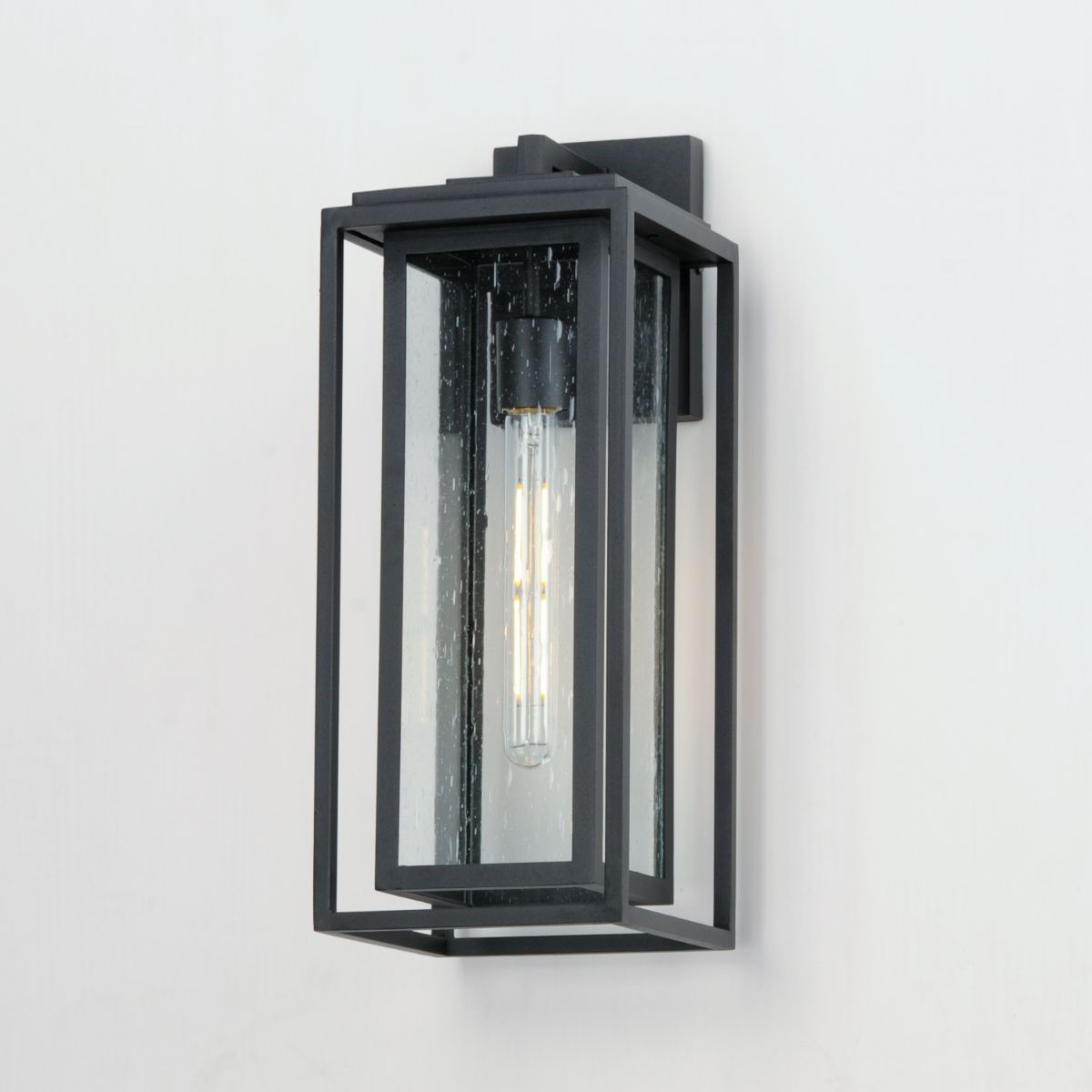 Cabana 18 in Outdoor Wall Sconce Black Finish - Bees Lighting